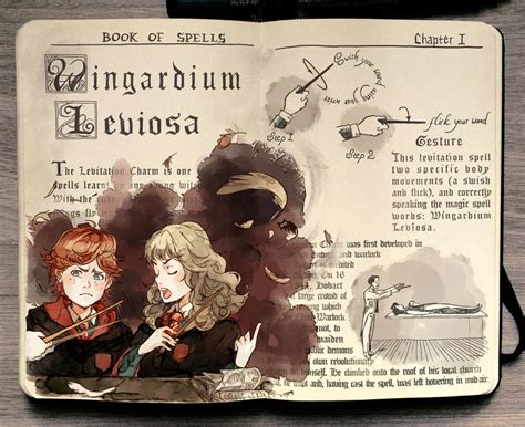 Harry Potter Wingardium Leviosa By Picolo Kun On Deviantart