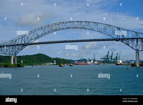 Panama Canal Canal De Panama Bridge Of The Americas Puente De Las