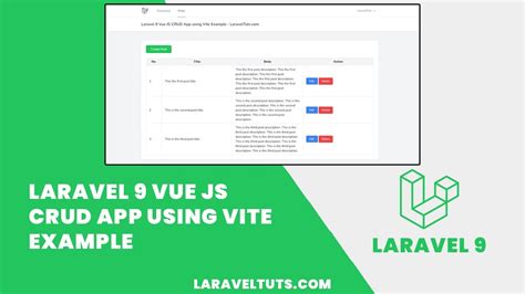 Laravel Vue Js Crud App Using Vite Example Youtube