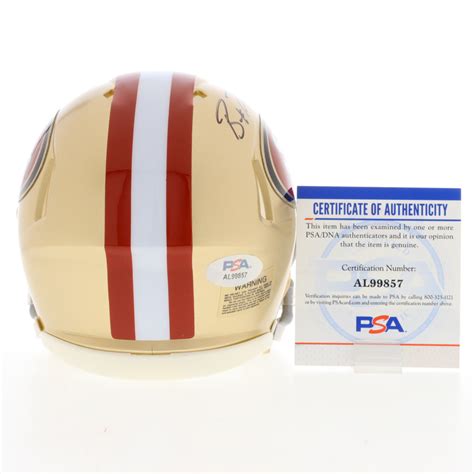 Brock Purdy Signed 49ers Speed Mini Helmet (PSA) | Pristine Auction