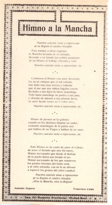 Nuestra Canción Viene A Representar De La Región El Cántico Triunfal