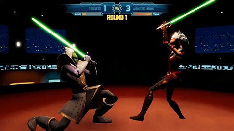 Ahsoka Tano and Jedi lightsaber duel in CWAEmu | MMO Folklorist