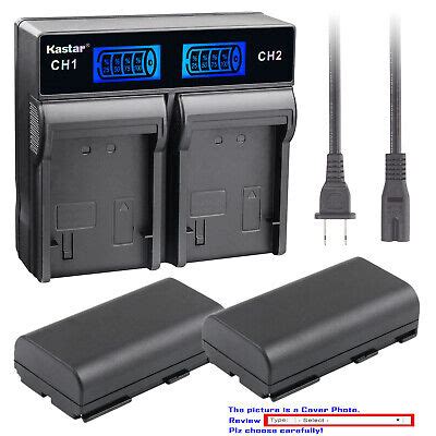 Kastar Battery LCD Rapid Charger For BP 911 BP 915 Canon C2 FV1 DM