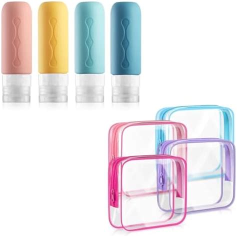 Amazon Gemice Travel Bottles For Toiletries Oz Tsa Approved