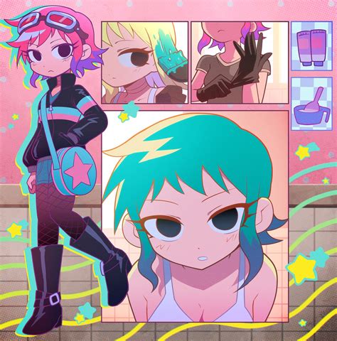 Ramona Flowers Scott Pilgrim And 1 More Drawn By G Tsurius Danbooru