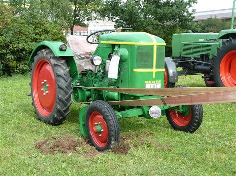 Deutz F1L514 51 15 PS Bj 1951 Steht Bereit Zum Drescheinsatz Anl