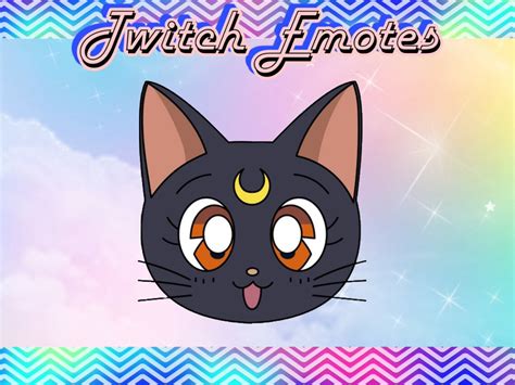 Luna Cat Emote Twitch Emotes Single Emotes Sailor Discord Emotes