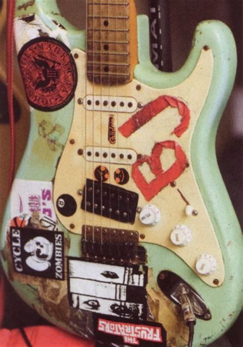 Bj Guitars Billie Joe Armstrong Green Day Blue Guitar Off