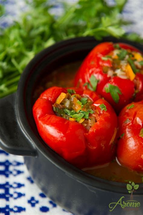 Ardei Umplut Cu Hrisca Si Legume Arome De Poveste Vegetarian