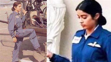 Jhanvi Kapoors First Look As Pilot From This Biopic Gets Revealed