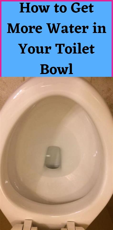 How To Adjust Water Level In Toilet Bowl Homdeor