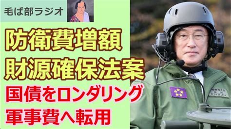 230510 防衛費増額のための財源確保法案 国家予算がマネーロンダリング？ Youtube