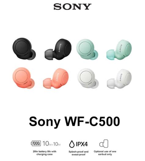 Sony Wf C Truly Wireless In Ear Bluetooth Earbud Headphones Bnib