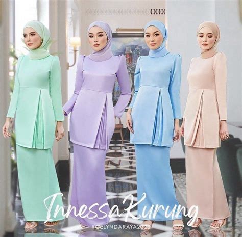 Innessa Kurung By Celynda Womens Fashion Muslimah Fashion Baju