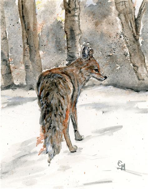 Fox Watercolor Painting, Watercolor Giclée - Etsy