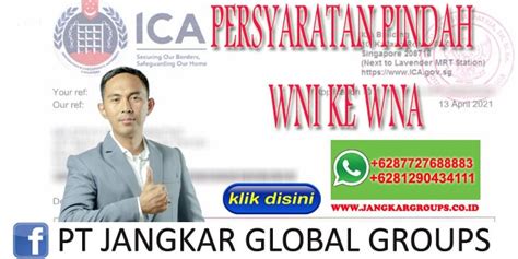 PERSYARATAN PINDAH WNI KE WNA Jangkar Global Groups