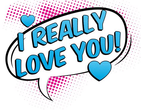 I Really Love You 36652910 Vector Art At Vecteezy