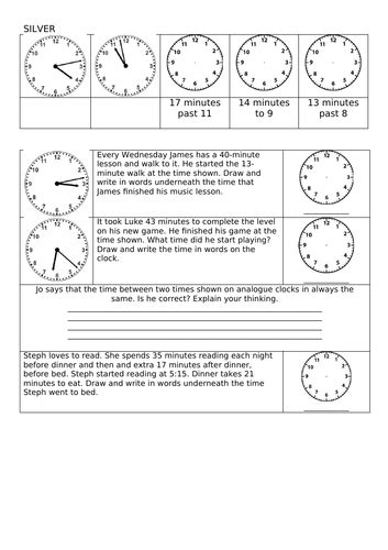 Time Worksheets Assorted Ks2 Teaching Resources