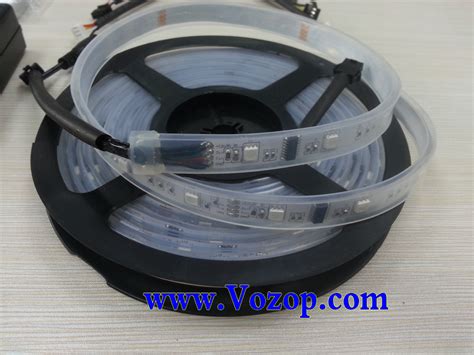 5m 6803 Rgb Led Strip Lpd6803 Pixel Lightrf Controllerpower Adapter