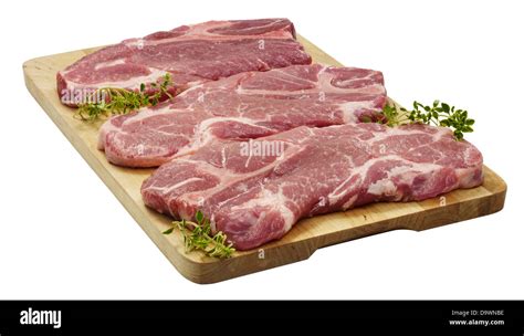 raw pork shoulder steak Stock Photo, Royalty Free Image: 57728594 - Alamy