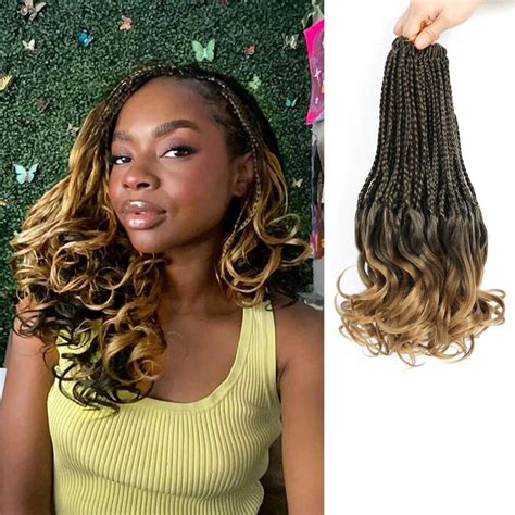 Packs French Curly Braiding Hair Perience Inch Bouncy Braiding