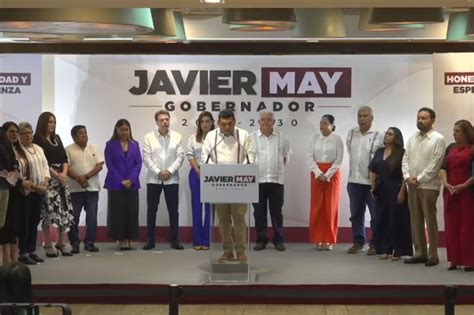 Spr Informa Presenta Javier May Gobernador Electo De Tabasco A Los