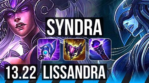 SYNDRA Vs LISSANDRA MID Comeback 12 2 10 1000 Games 900K