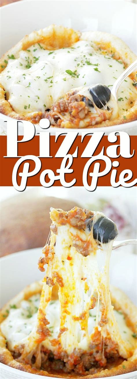 Pizza Pot Pie Recipe - Foodtastic Mom