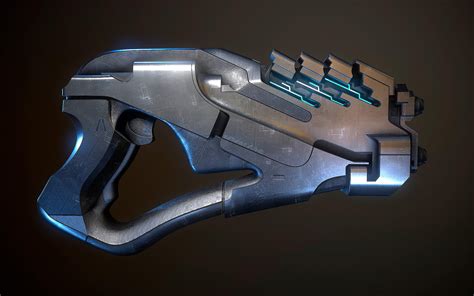 Arc Pistol Mass Effect D Model By Katedra