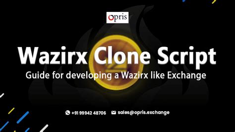 Wazirx Clone Script Guide For Developing A Wazirx Website