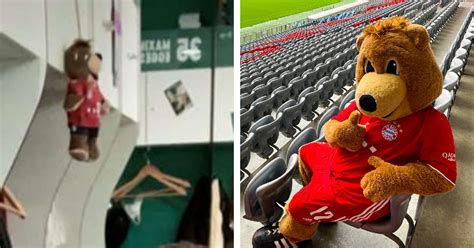 Darum H Ngt In Der Kabine Von Werder Bremen Das Bayern Maskottchen Berni