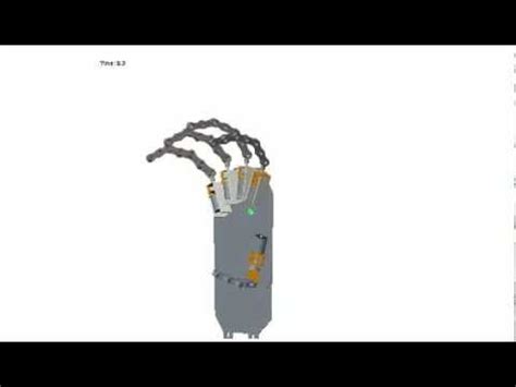 Humanoid Robotic Hand Arm Animation 3 YouTube