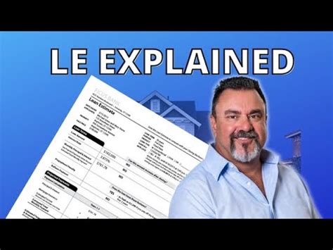 Every Home Buyer Will Get This Document Loan Estimate Explained Line