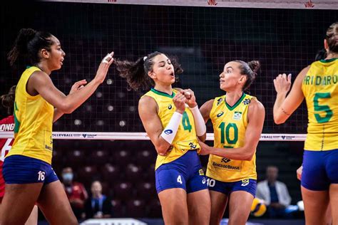 Brasil X Tail Ndia Ao Vivo Liga Das Na Es De V Lei Feminino Onde