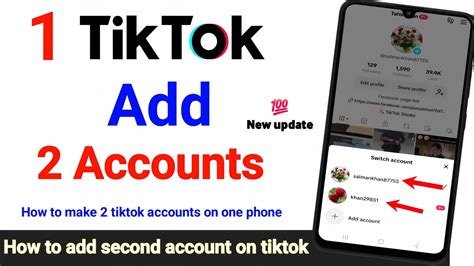 How To Make Accounts On Tiktok Tiktok Me Dusri Id Kaise Banaye