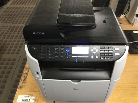 MultiFunction Printer Scanner Ricoh Aficio SP 3510SF Appears To Function