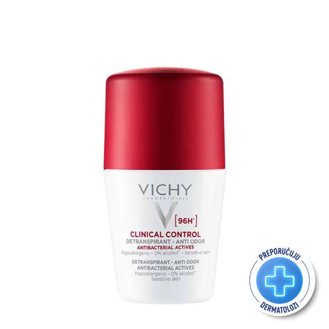 Vichy Deodorant Clinical Control Roll On Dezodorans 96h 50 Ml Popust