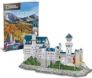 CubicFun National Geographic Rompecabezas 3D Castillo De Neuschwanstein