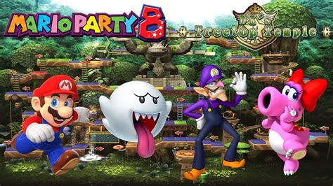 Mario Party Mario Vs Boo Vs Waluigi Vs Birdo Dk S Treetop Temple