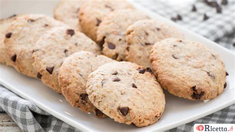 Biscotti Integrali Con Gocce Di Cioccolato Ricetta It