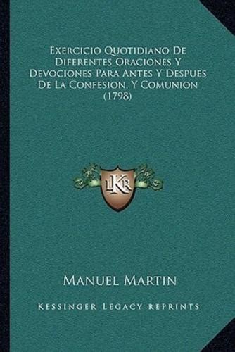 Exercicio Quotidiano De Diferentes Oraciones Y Devociones Para Antes Y