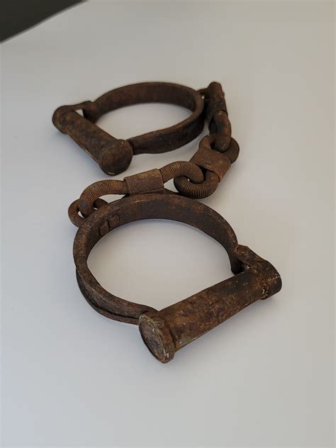 Civil War Era Shackles 1215 Etsy