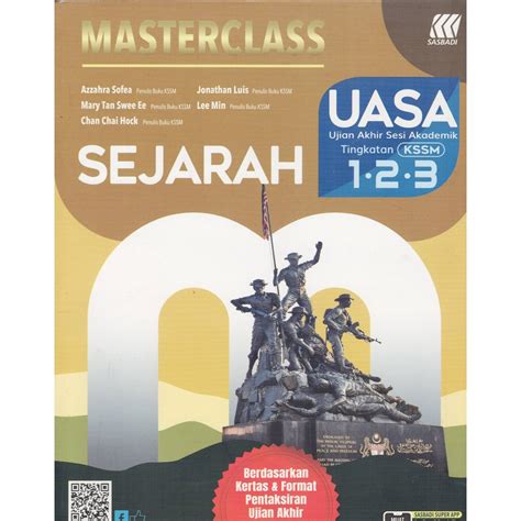 BUKU RUJUKAN MASTERCLASS UASA SEJARAH TINGKATAN 1 2 3 KSSM Shopee