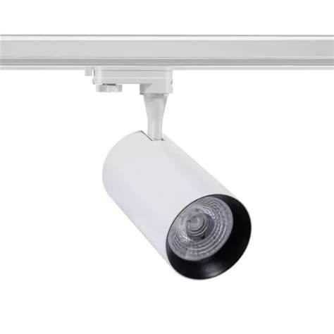 Spot Led Vulcan W Blanc Pour Rail Triphas Allumages Eur