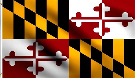 Maryland 3 x 5 Poly Flag