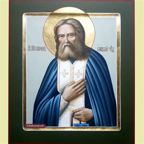 Seraphim Of Sarov Orthodox Icon Russian Orthodox Icons Mstyora