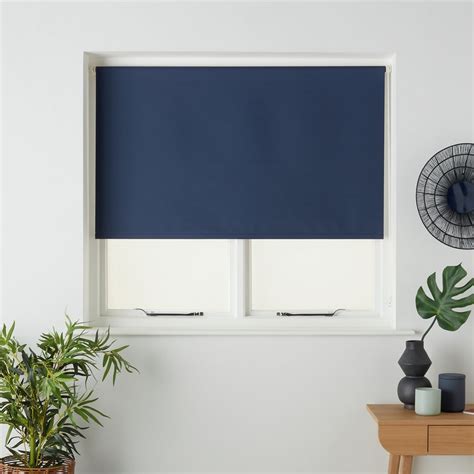 Buy Argos Home Blackout Insulating Roller Blind 4ft Indigo Blinds