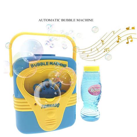 Newly Funny Automatic Bubble Machine Summer Outdoor Games Musical