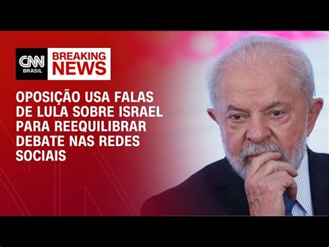 Reação contra falas de Lula sobre Israel reequilibra debate nas redes