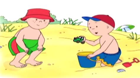 Caillou Et Le Plaisir La Plage Caillou En Fran Ais Youtube